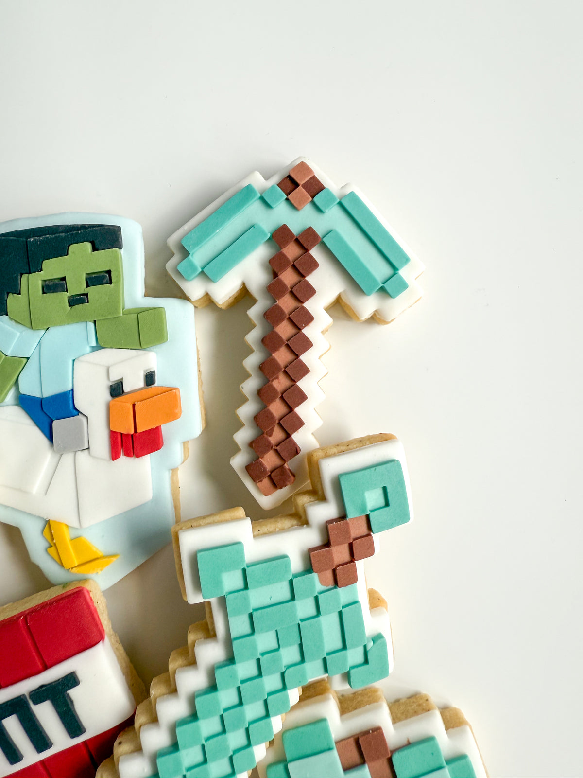 Minecraft Pickaxe Stamp and Cutter – That's so Sweet Designs