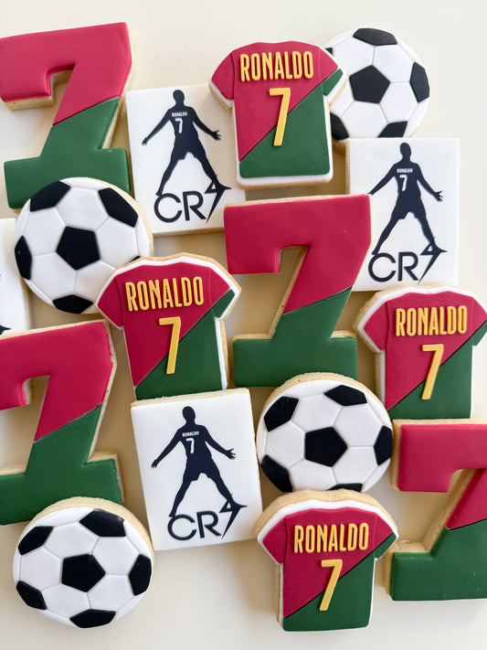 Portugal Soccer Cookies