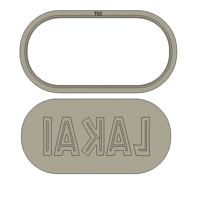 Customised Name Jurassic Font Stamp and Cutter