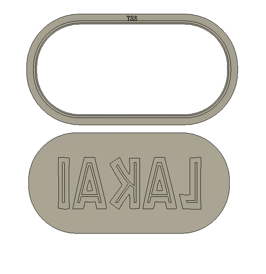 Customised Name Jurassic Font Stamp and Cutter