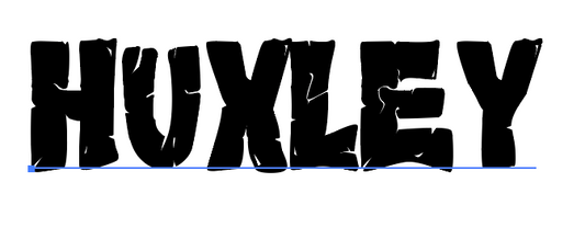 Customised Text 'Turtle' Font Stamp and Cutter