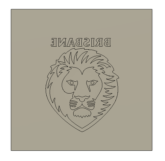 Brisbane AFL (Stamp Only)