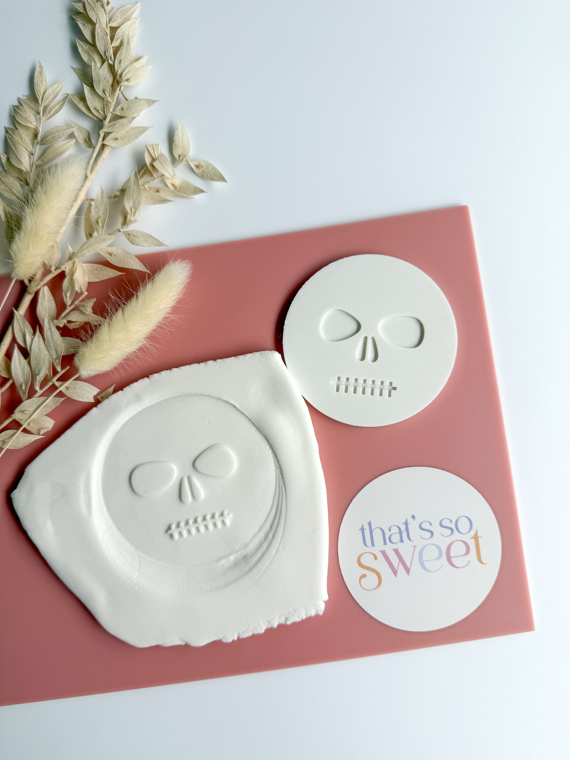 Skull Cookie Stamp and Cutter