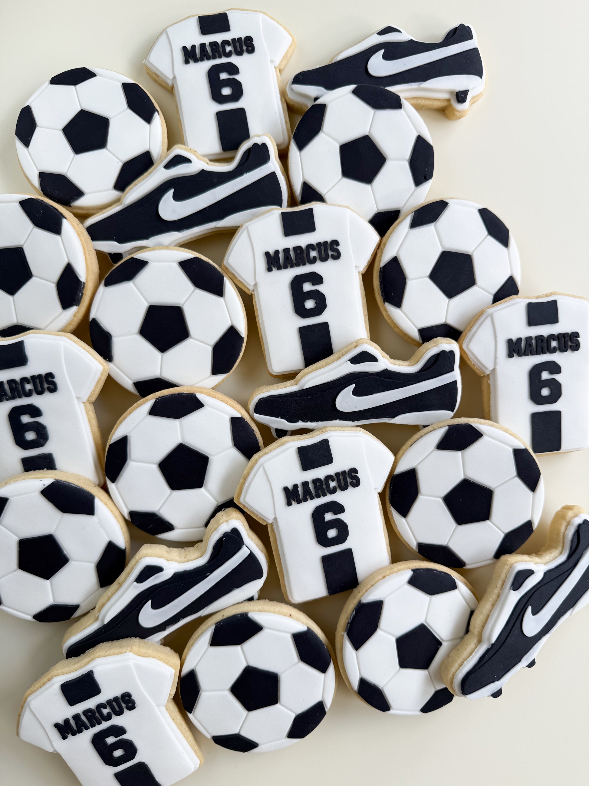 Soccer Themed Cookies