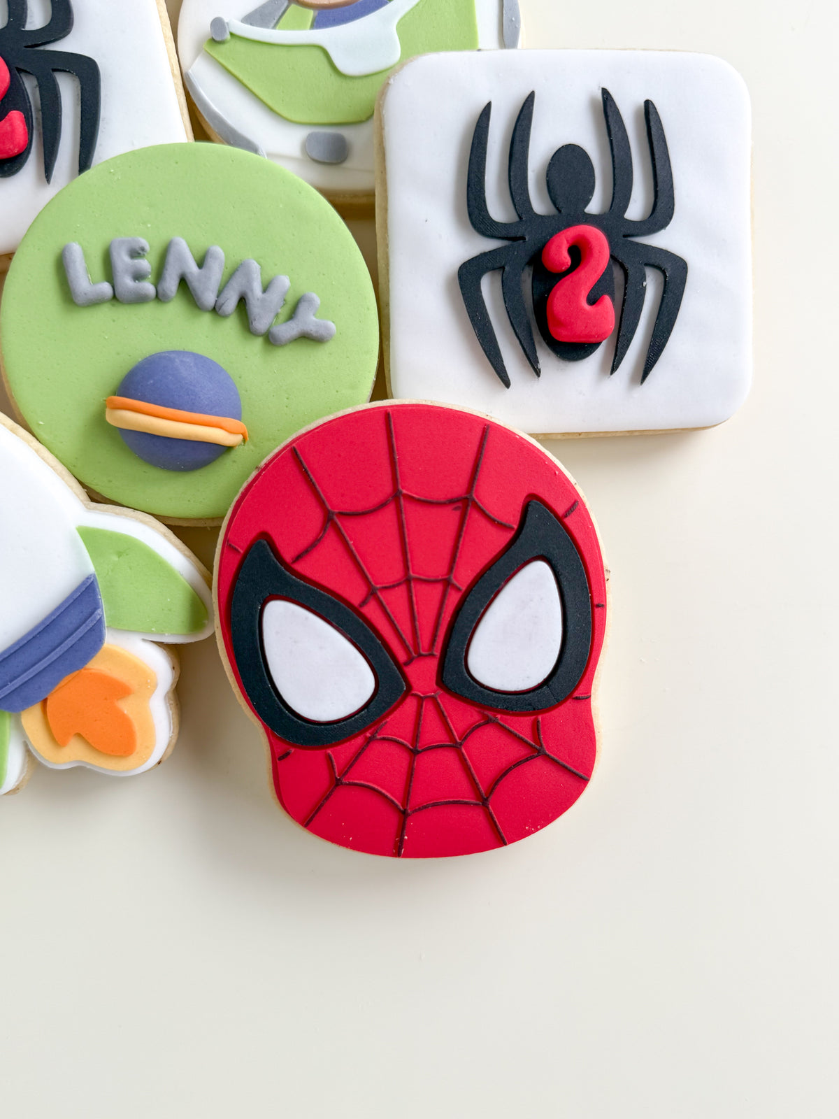 Spidey Face Cookie
