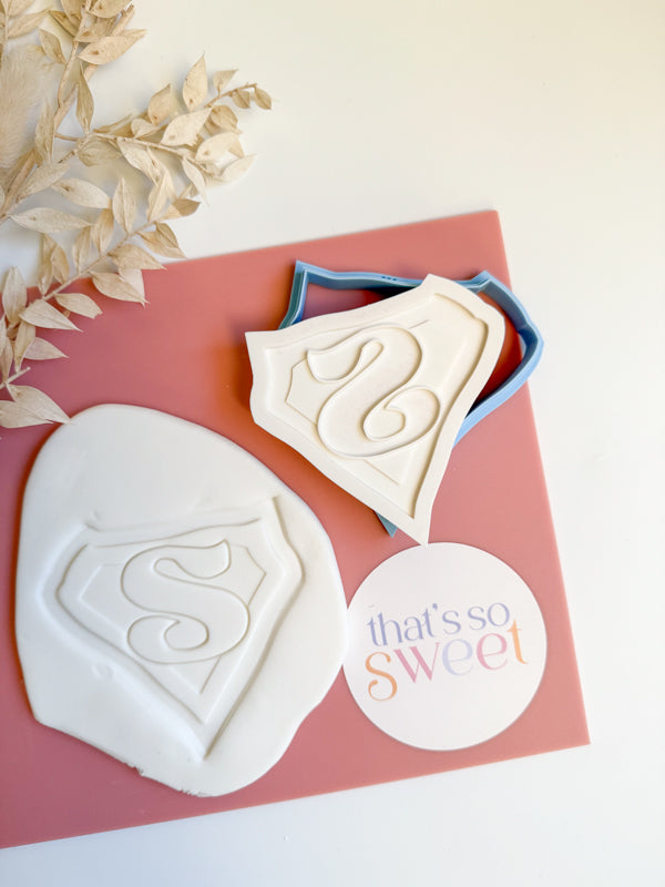 Superman Cookies Stamp and Cutter
