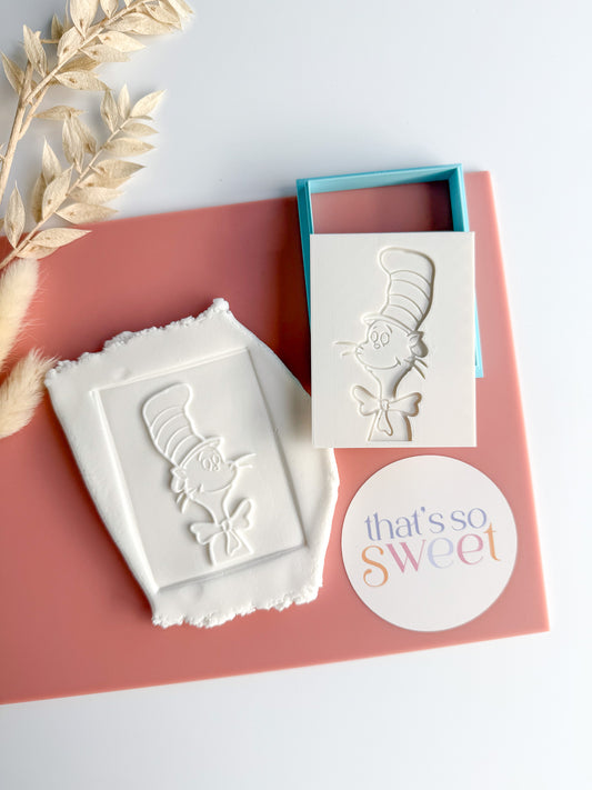 The Cat in the Hat Cookie Stamp and Cutter
