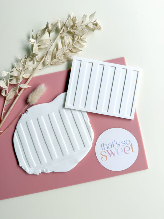 Thick Stripe Cookie Stamp