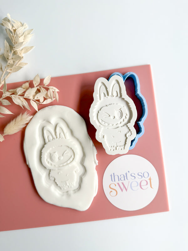 Winking La Bu Cookie Stamp and Cutter